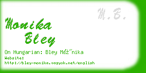 monika bley business card